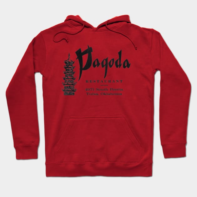 Lost Restaurants of Tulsa - The Pagoda Hoodie by rhysfunk